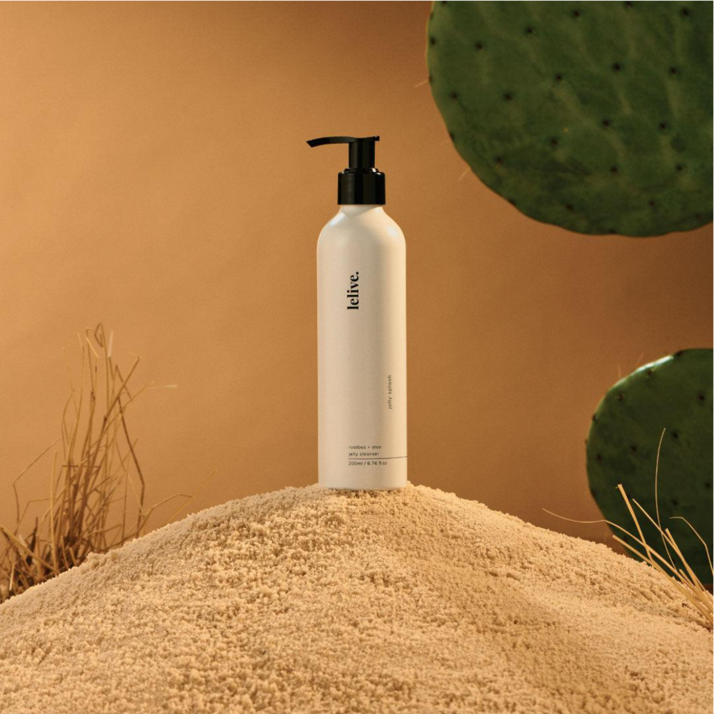 lelive | jelly splash | rooibos + aloe jelly cleanser | 200ml