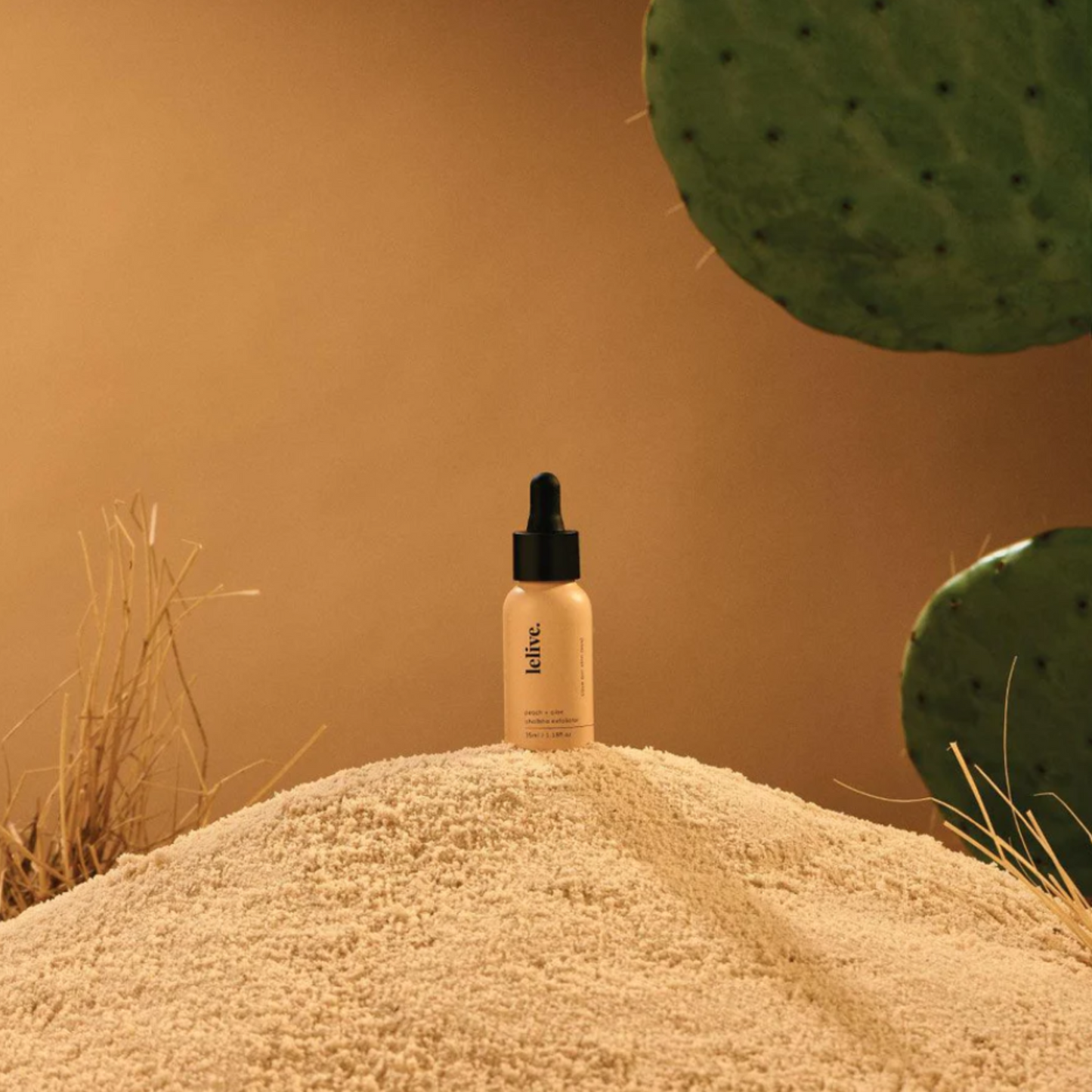 lelive | save our skin (sos) | peach + aloe aha/bha exfoliator | 40ml