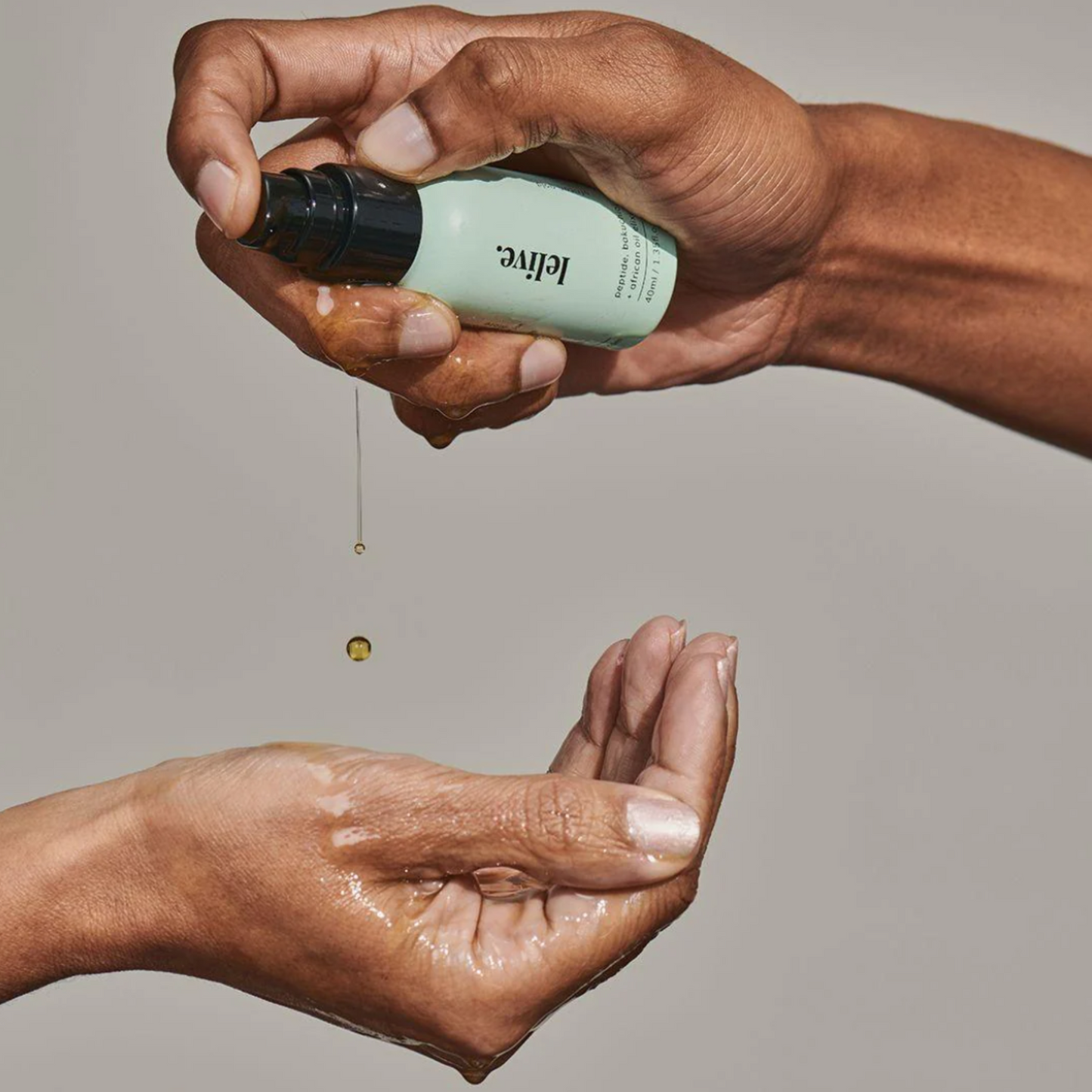 lelive | african gold | peptide, bakuchiol + african oil elixir | 40ml